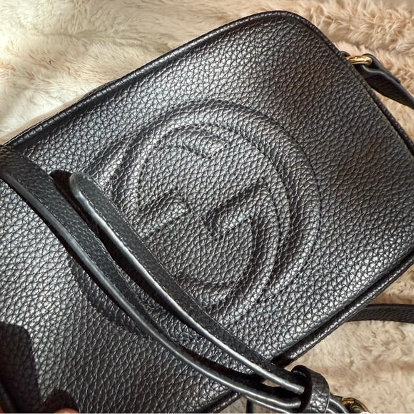 Gucci Soho Disco Black Leather Shoulder Bag - Picture 4 of 14